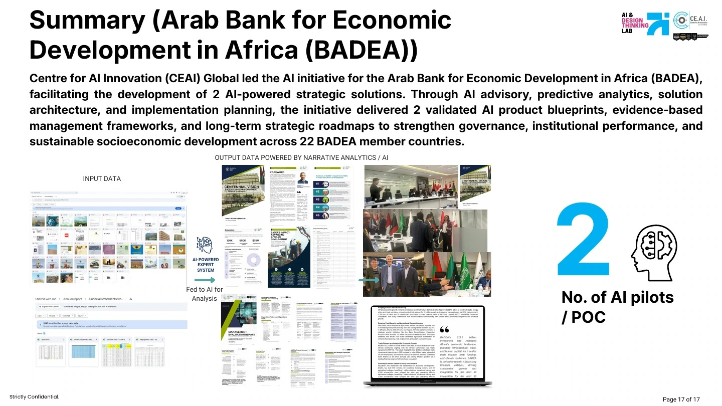 Arab Bank for Economic Development in Africa (BADEA) — source slide, page 17 of 17