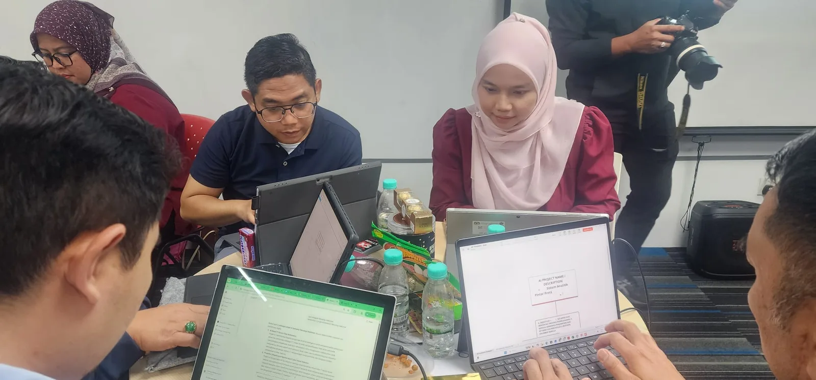 Hands-on design work in small teams