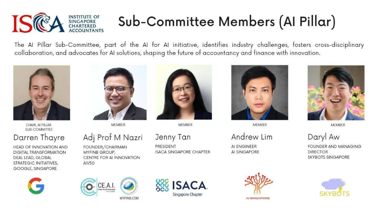 ISCA Sub-Committee Members (AI Pillar)