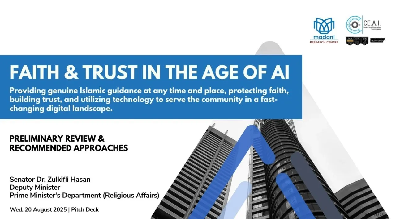 Faith & Trust in the Age of AI: preliminary review and recommended approaches, 20 August 2025