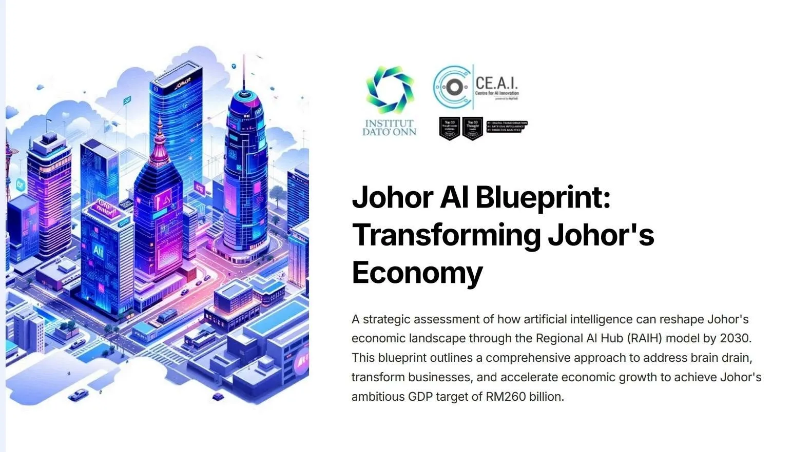 Johor AI Blueprint: Transforming Johor’s Economy