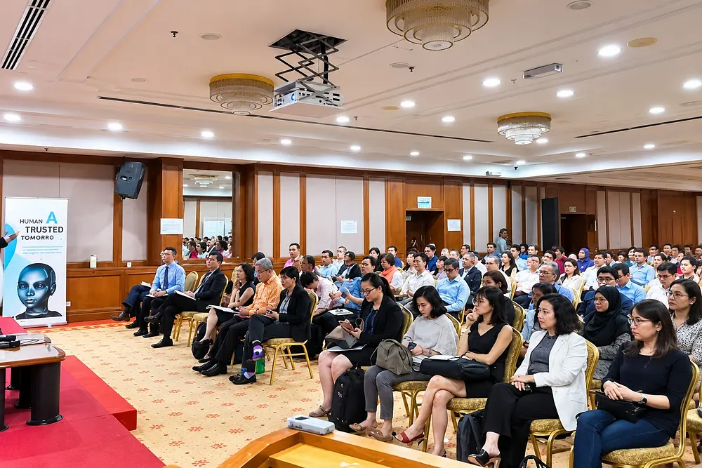 Large audience at a CEAI talk