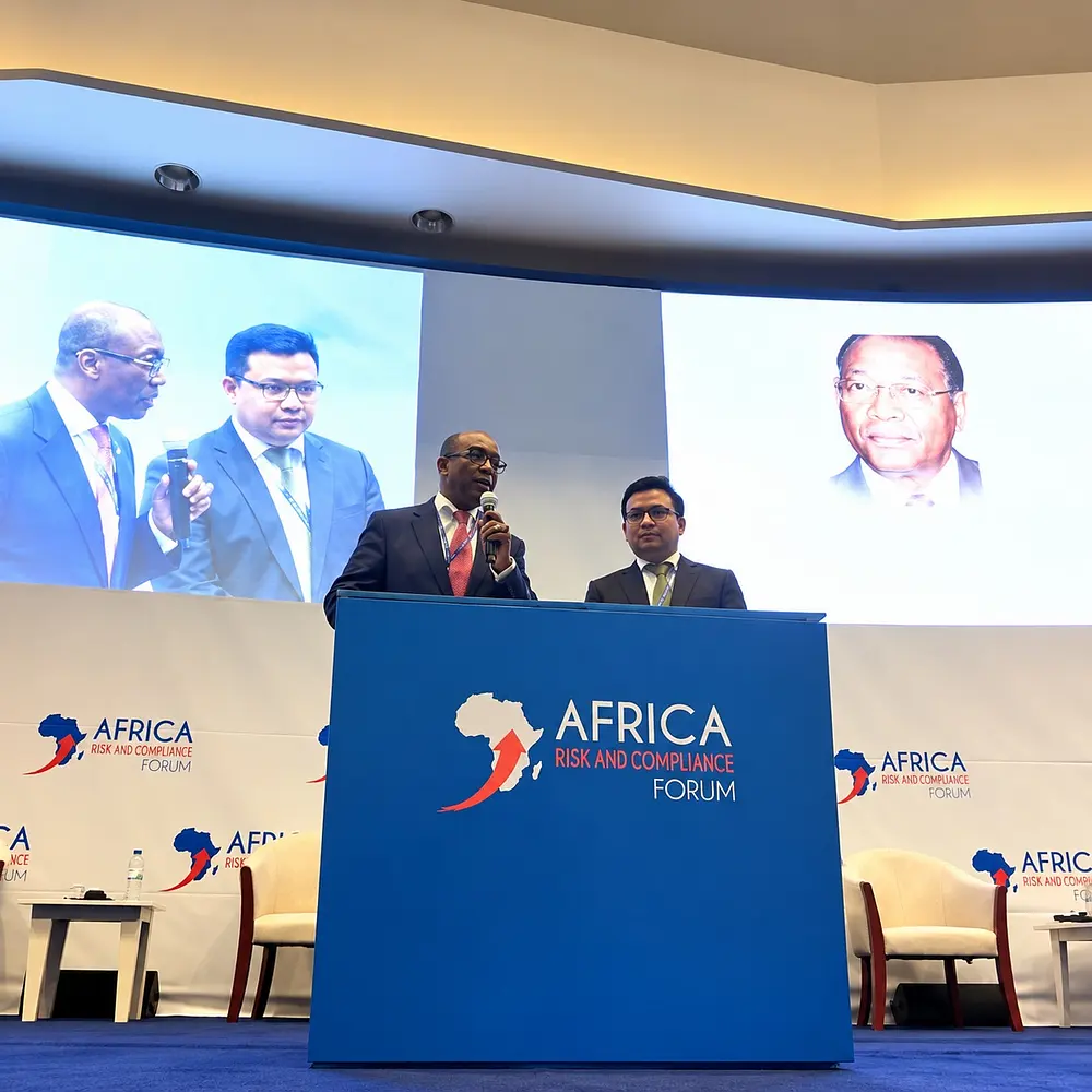 Speaking at the Africa Risk and Compliance Forum