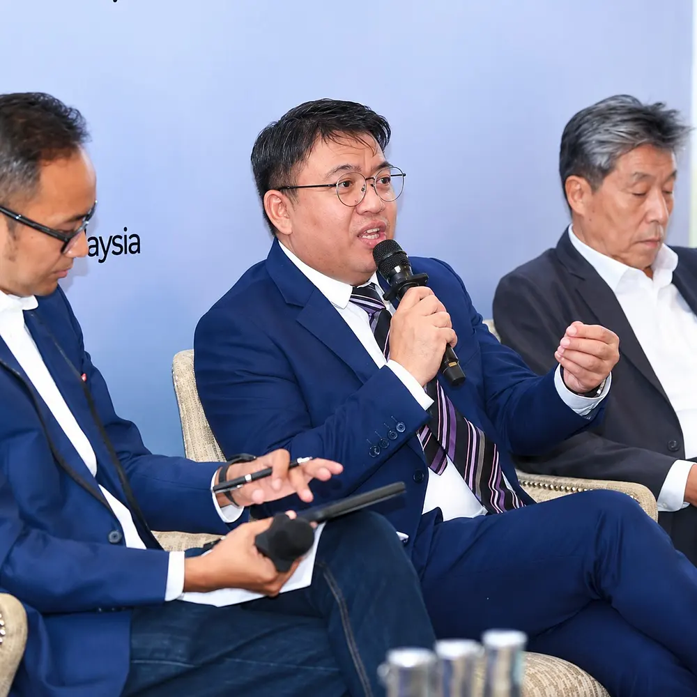 Panel discussion on stage